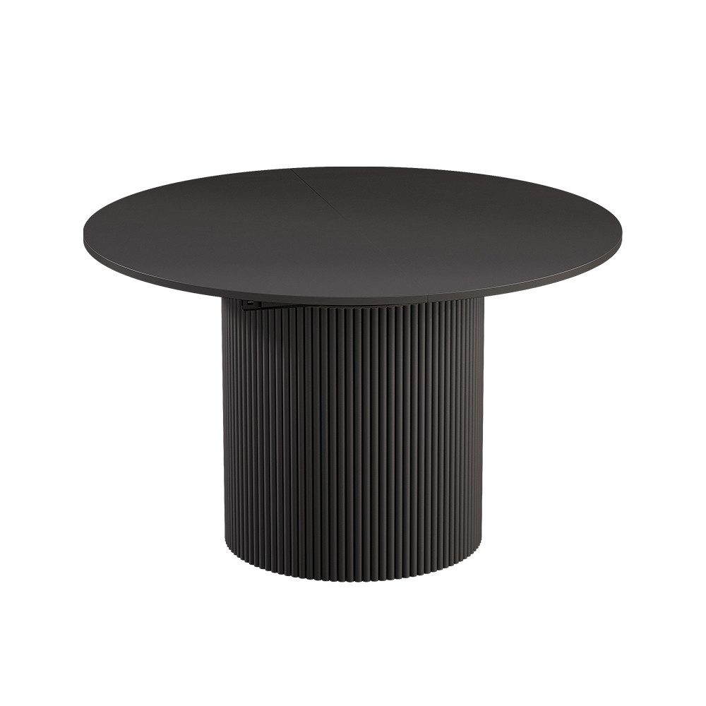Vicco Esstisch Calero, Schwarz/Schwarz, 120 x 60 cm ausziehbar (1-St)