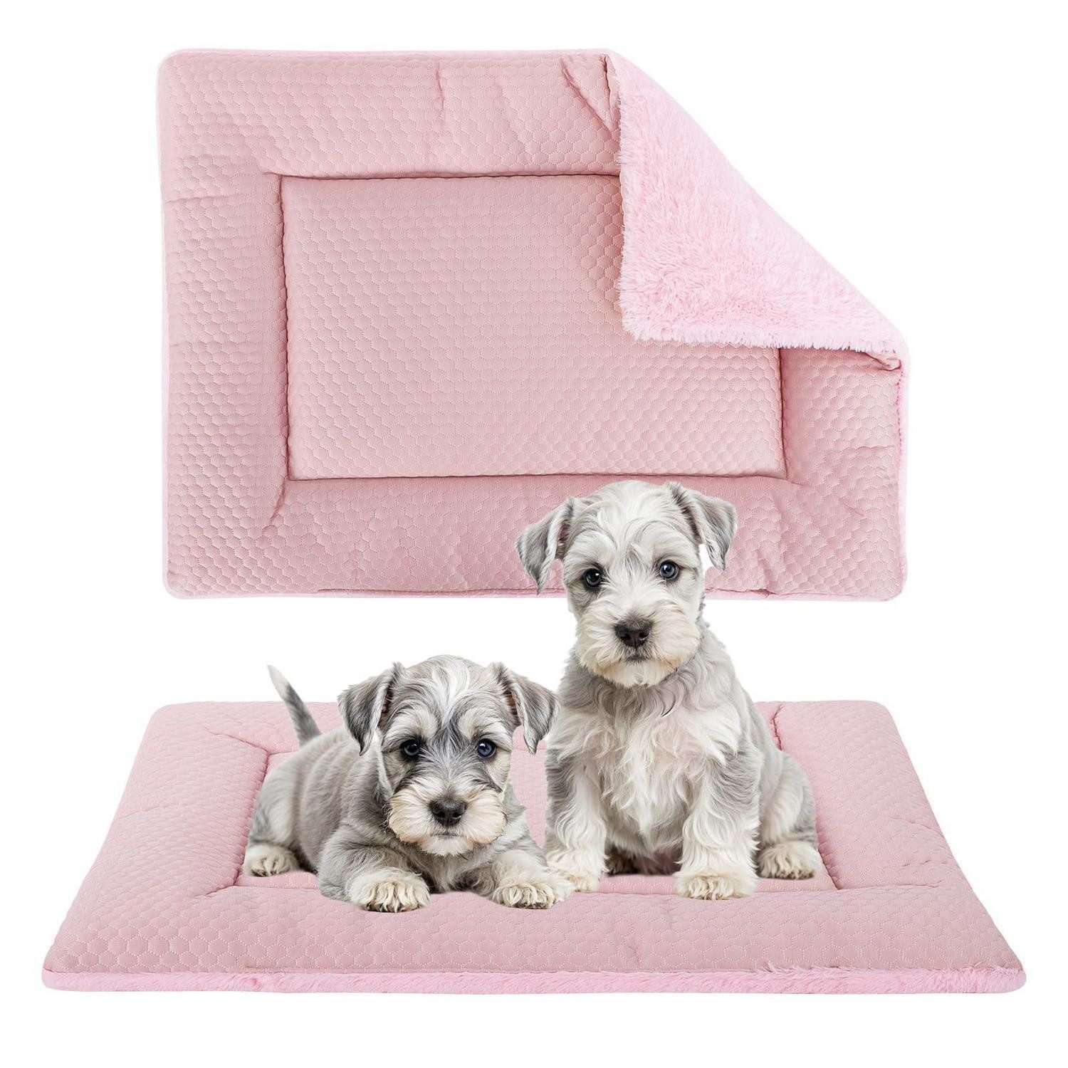 LuxusKollektion Hundematte Hundebett Matten Kissen Rosa 60x45cm