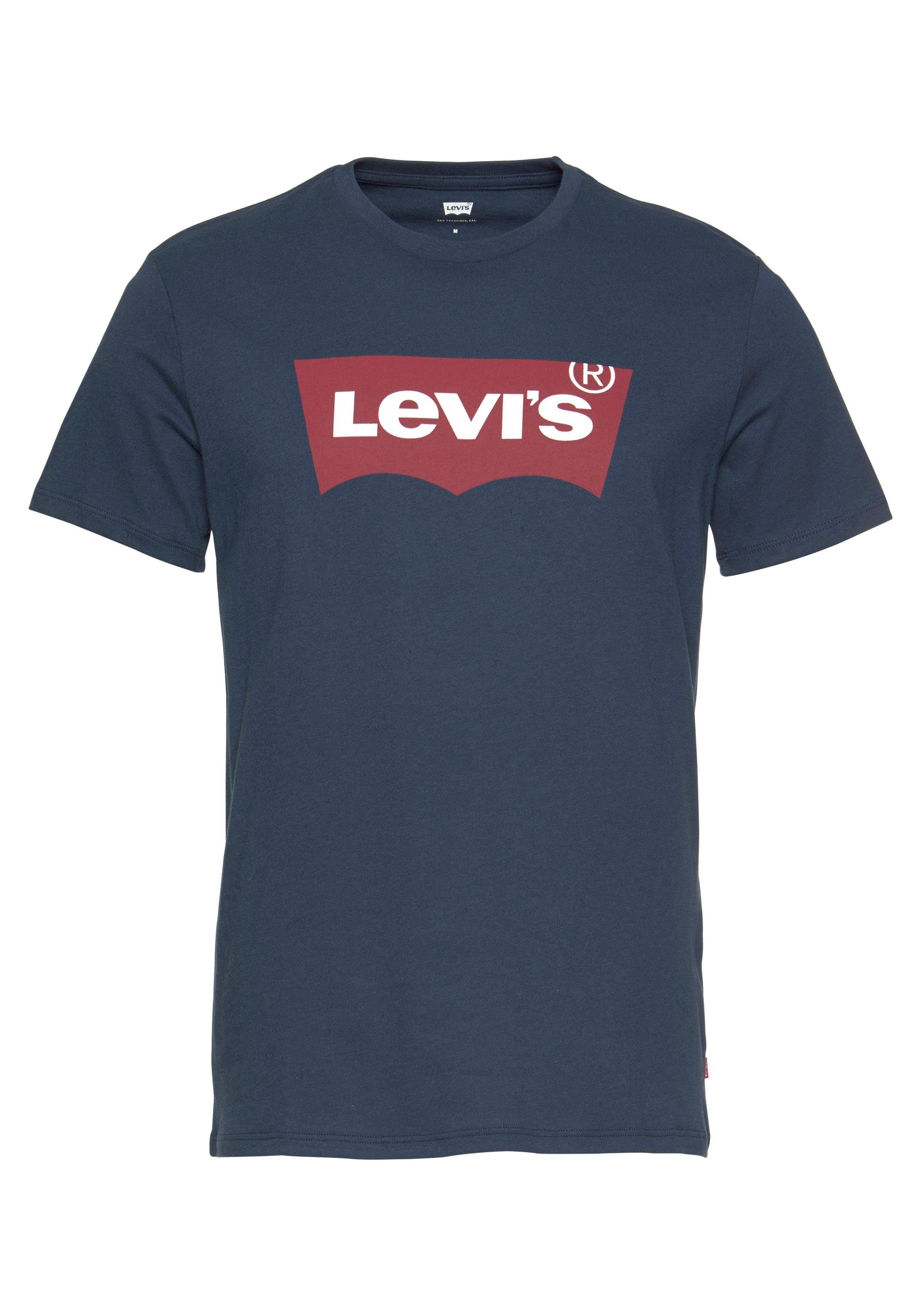 Batwing Tee Levi's® Logo-Front-Print mit dress blues T-Shirt Logo