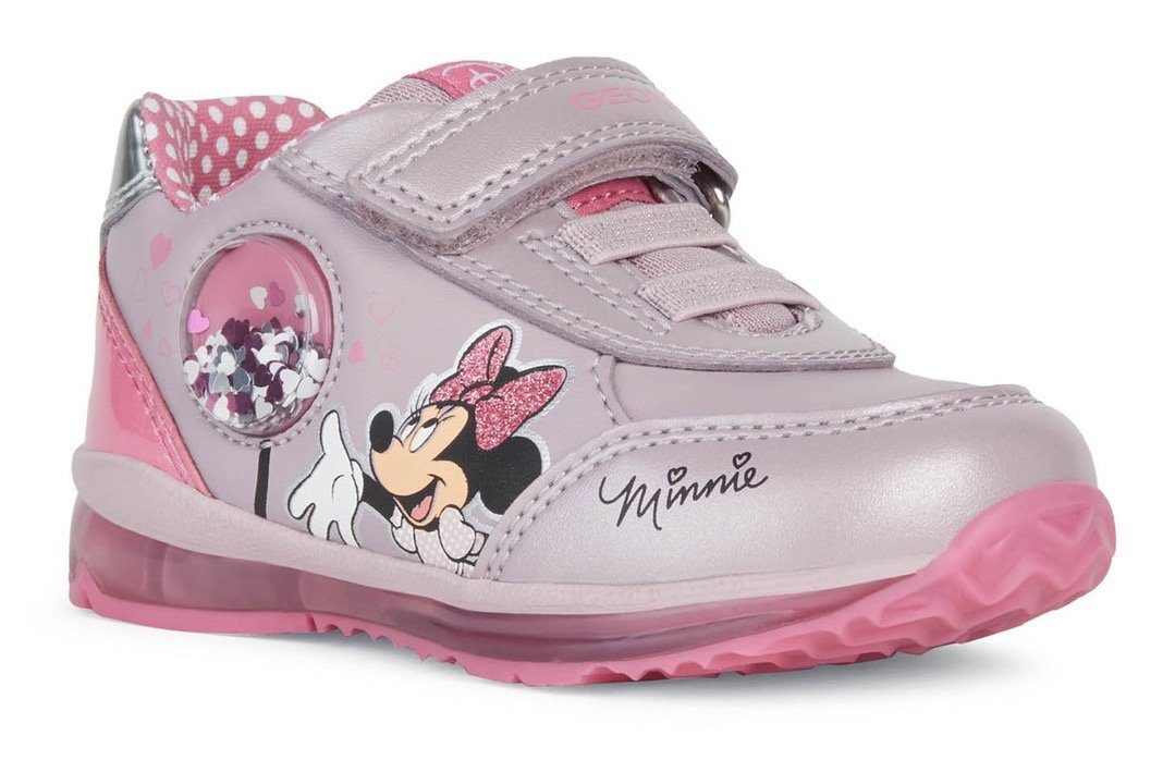 Geox Blinkschuh B TODO GIRL Sneaker mit Blinkfunktion & "Disney Minnie"