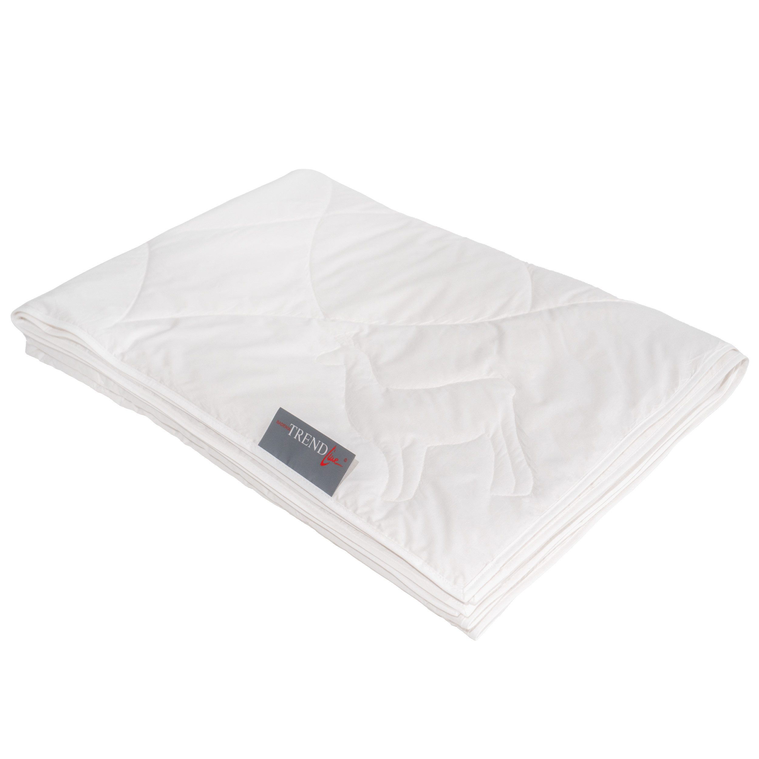 Badenia Trendline Naturhaarbettdecke Alpaka, Füllung: 100% Alpakahaar, Bezug: 100% Baumwolle, Alpaka Sommerbettdecke