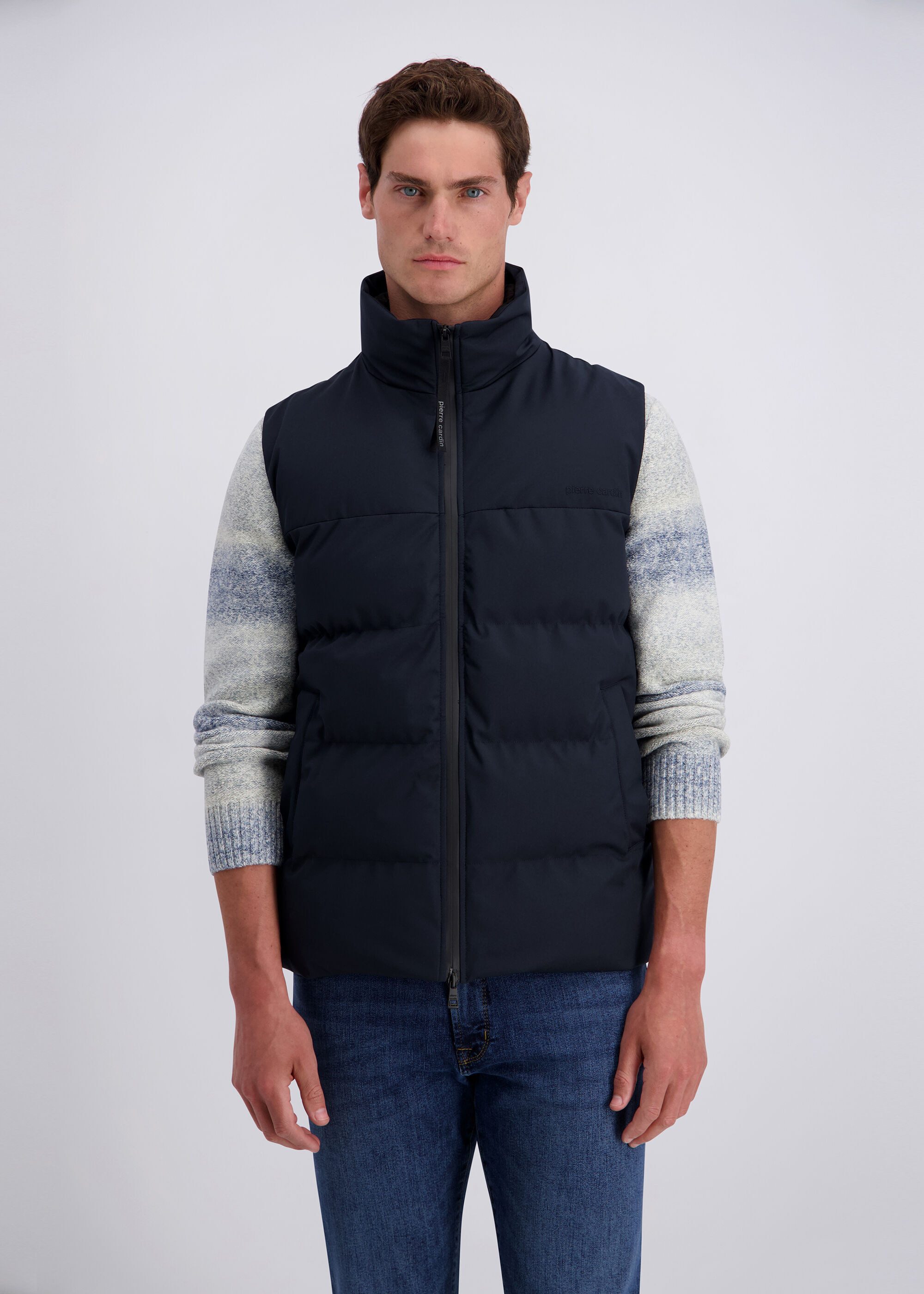 Pierre Cardin Funktionsweste mit Seitentaschen mit Reißverschluss