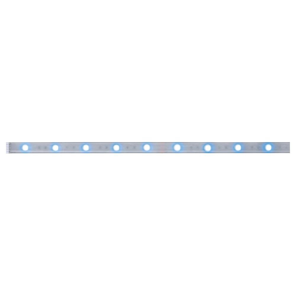 LED LED 230lm Silber MaxLED Strip 1-flammig, Streifen 1000mm, RGBW Erweiterung Stripe IP44 Paulmann in 7W LED