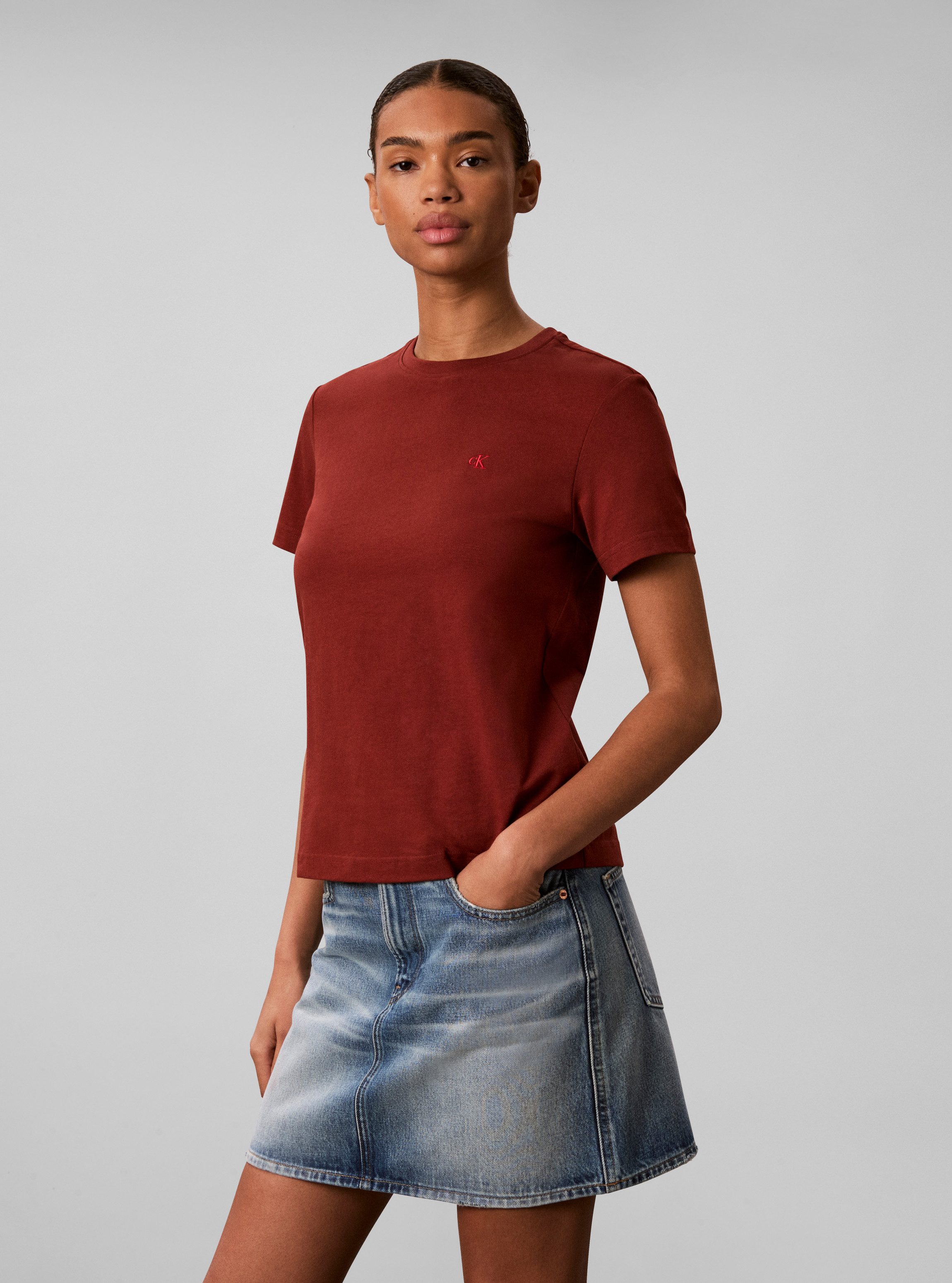 Calvin Klein Jeans T-Shirt SS MONOGRAM CREW TEE Mit Rundhalsausschnitt – Bild 2 von 5