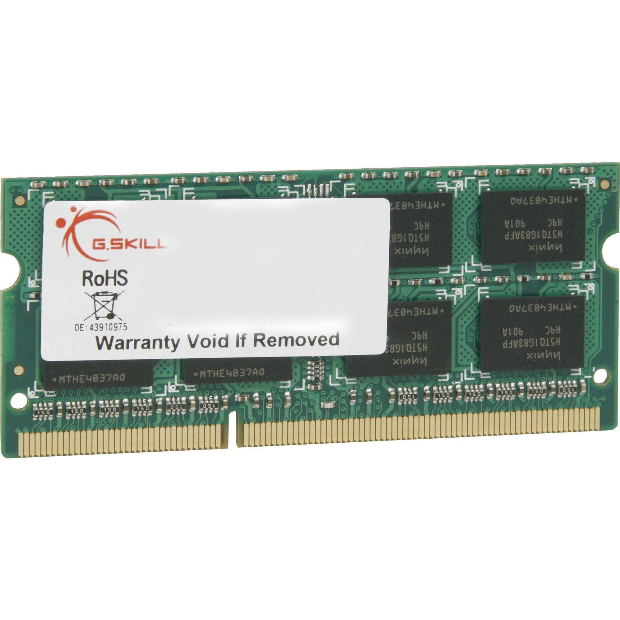 G.Skill SO-DIMM 4 GB DDR3-1600, Arbeitsspeicher Arbeitsspeicher