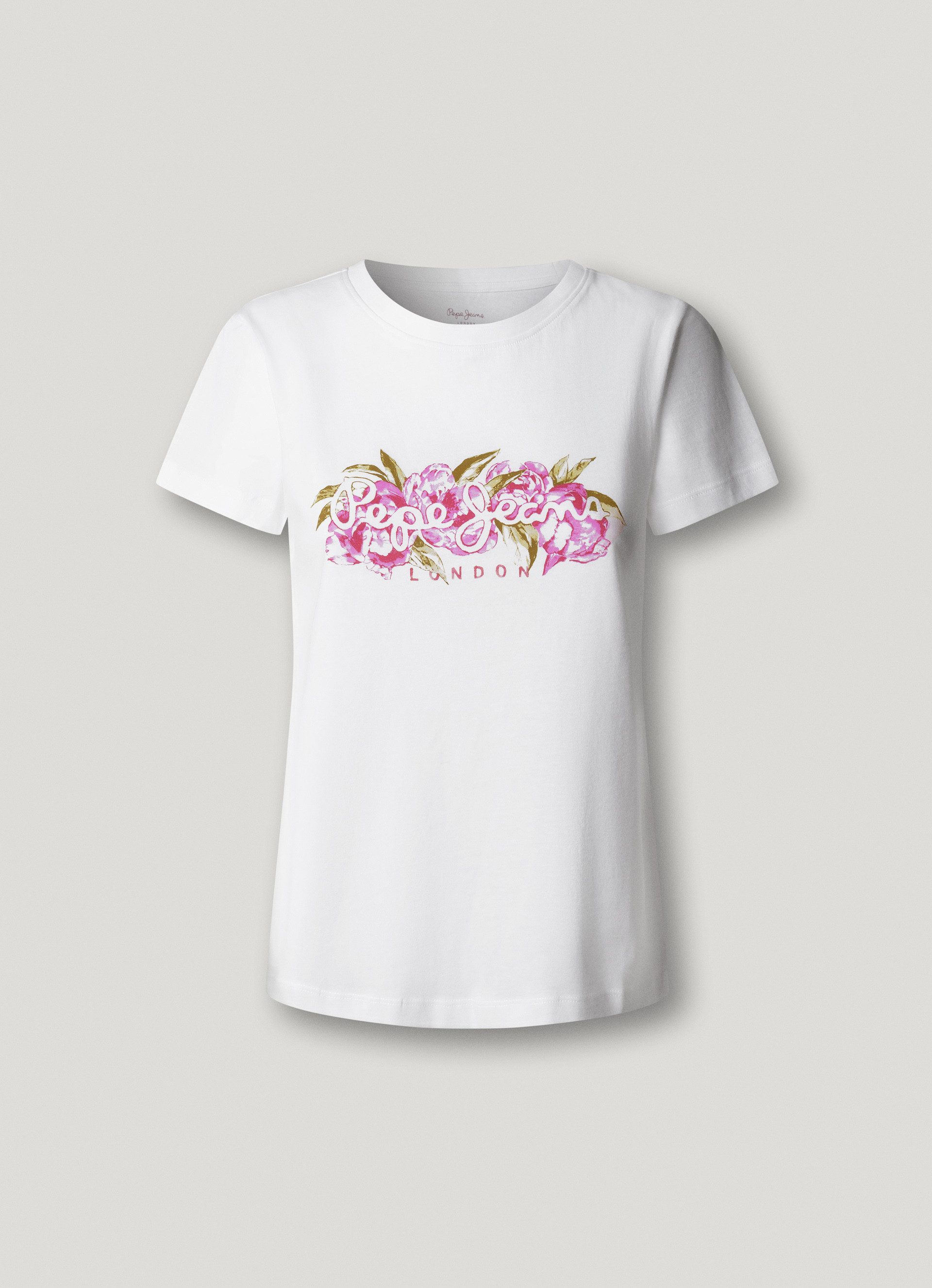 Pepe Jeans T-Shirt MAHINA mit floralem Print