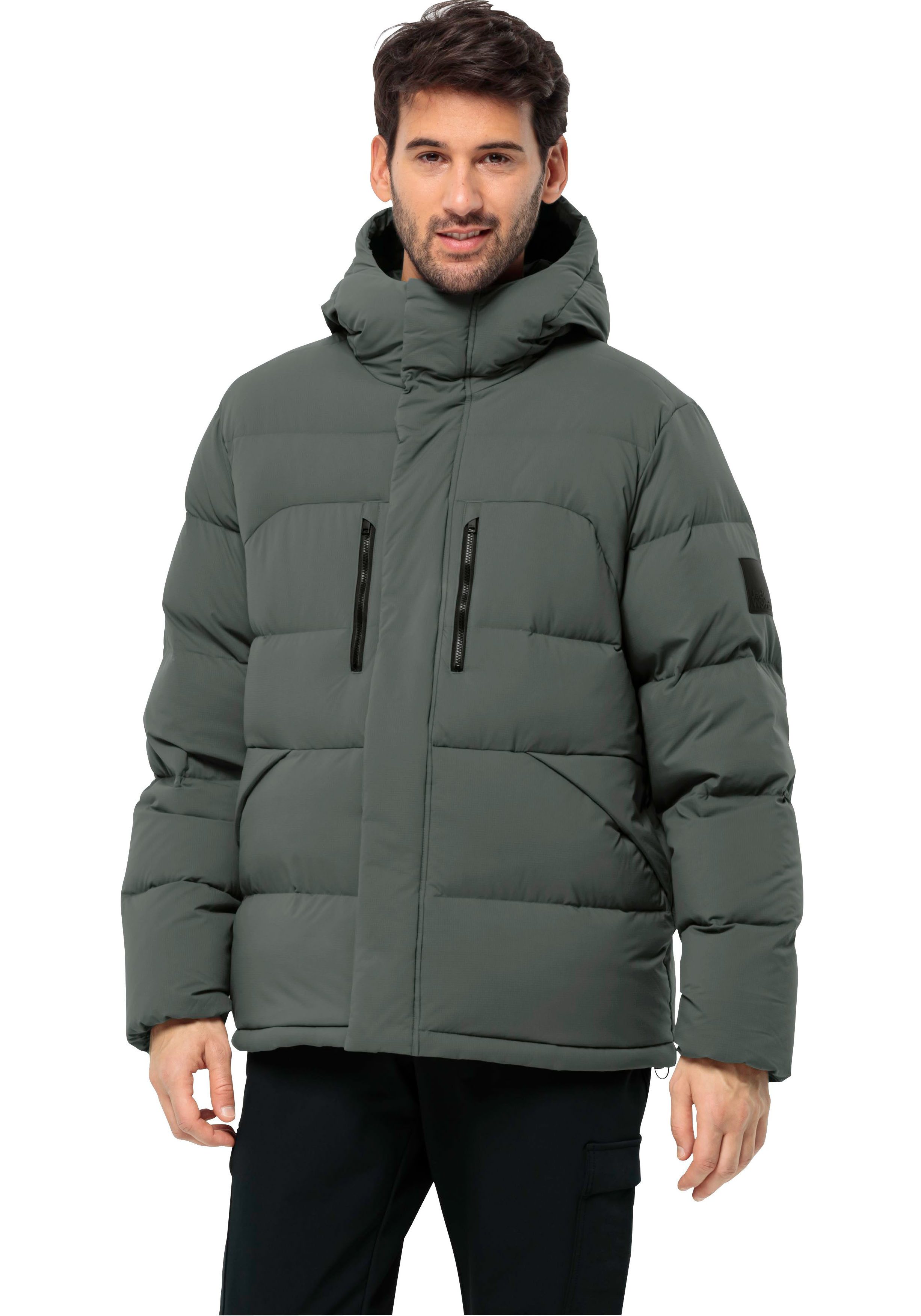 Jack Wolfskin Daunenjacke ROEMERTOR JKT M mit Kapuze