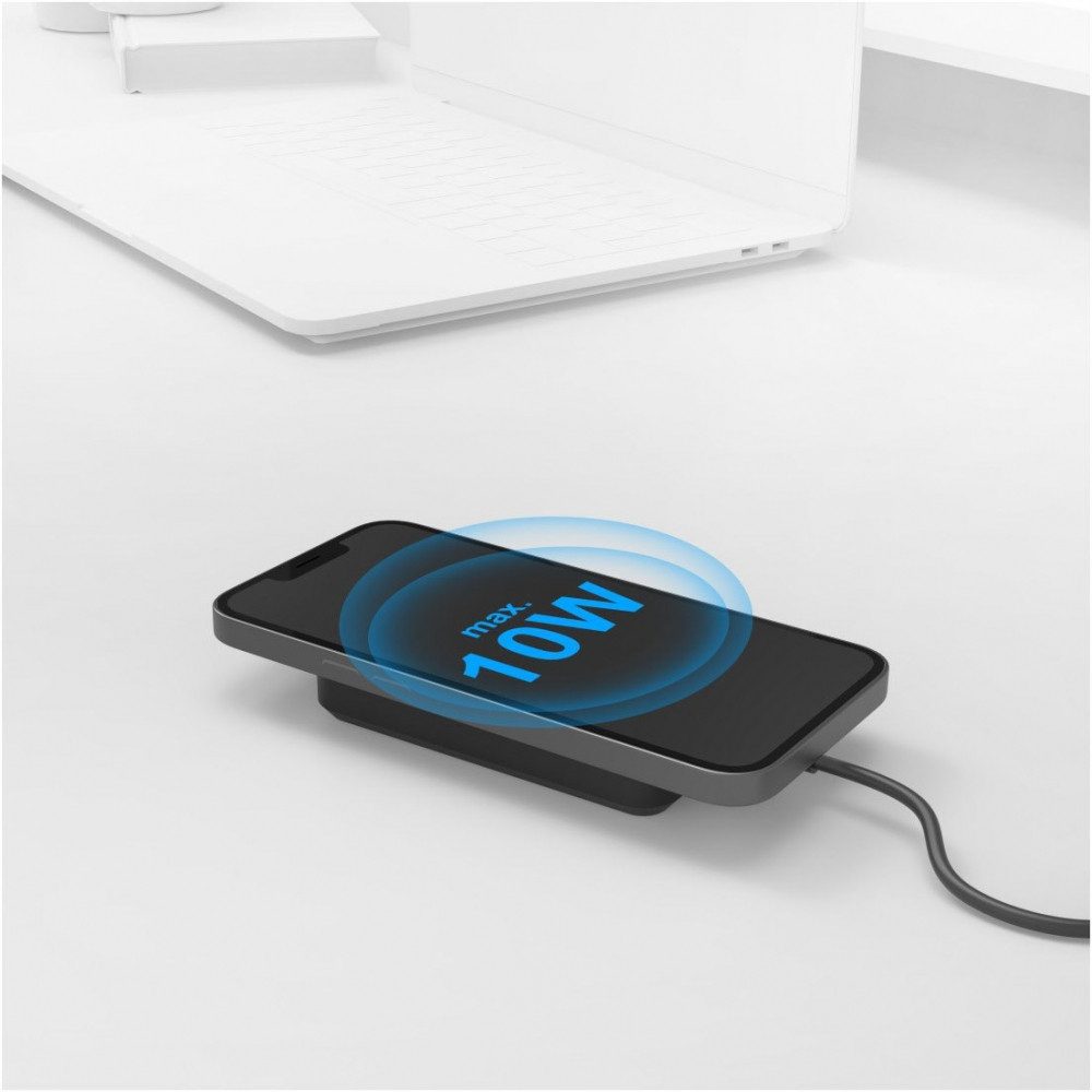 Hama Hama Power Pack MagPower5 5000mAh schwarz Powerbank. Wireless Charger (Magnetisch, Magnetisch, Magnetische Ausrichtung)