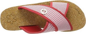 Flip Flop Plateau Cross Stripes Pantolette in modischem Streifen-Design, 30438