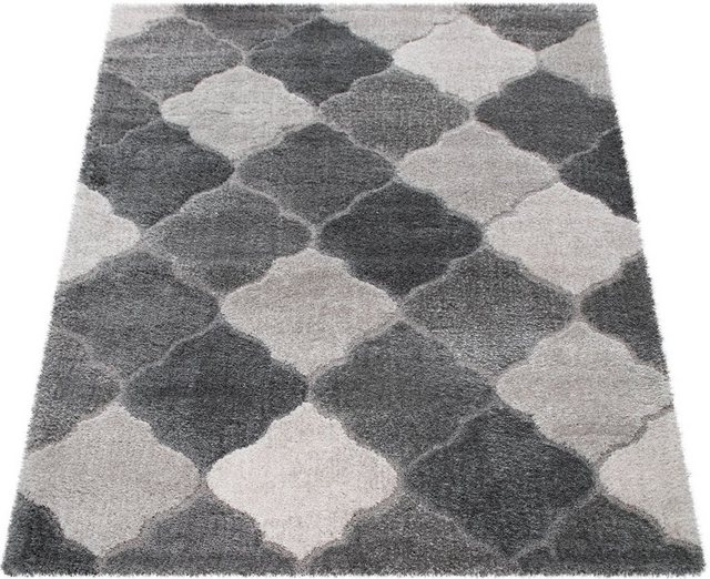 Hochflor-Teppich »Ponto 828«, Paco Home, rechteckig, Höhe 40 mm, Ornamente, weich und flauschig, ideal im Wohnzimmer & Schlafzimmer-Otto