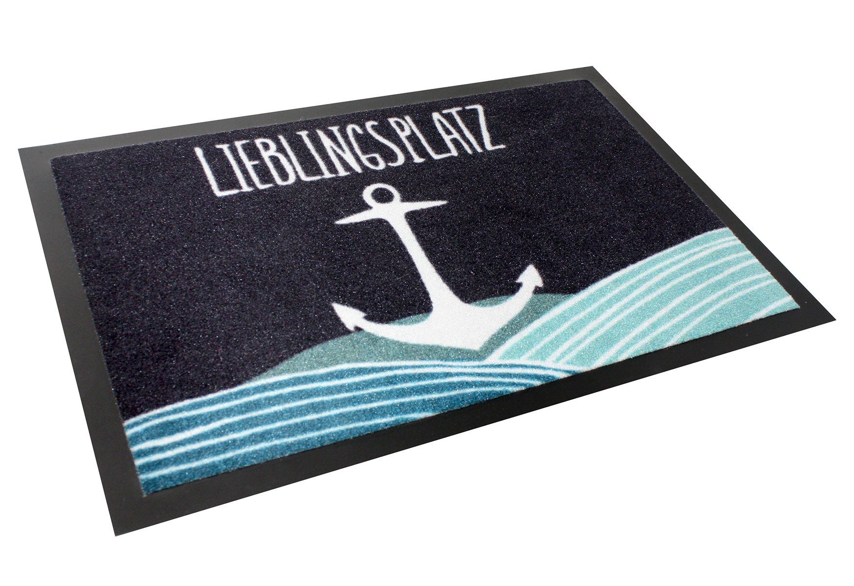 Close Up Fußmatte Lieblingsplatz Anker Fußmatte