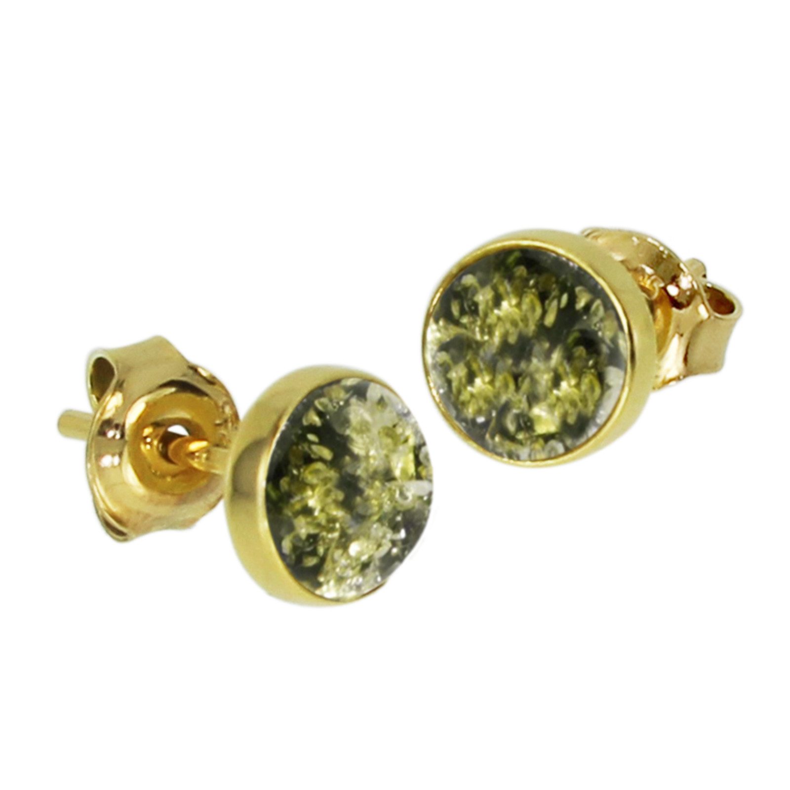 OSTSEE-SCHMUCK Paar Ohrstecker Ostsee-Schmuck Ohrstecker Classic 6 mm Ohrst günstig online kaufen