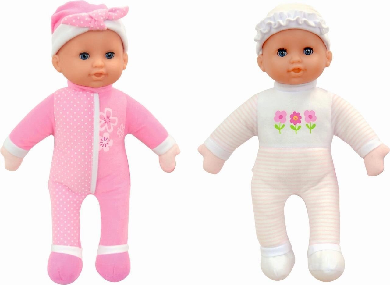 Idee+Spiel Spiel DOLLSWORLD 78122 Little Loves 1x Babypuppe 30cm - Mit 16 Sounds & Schl