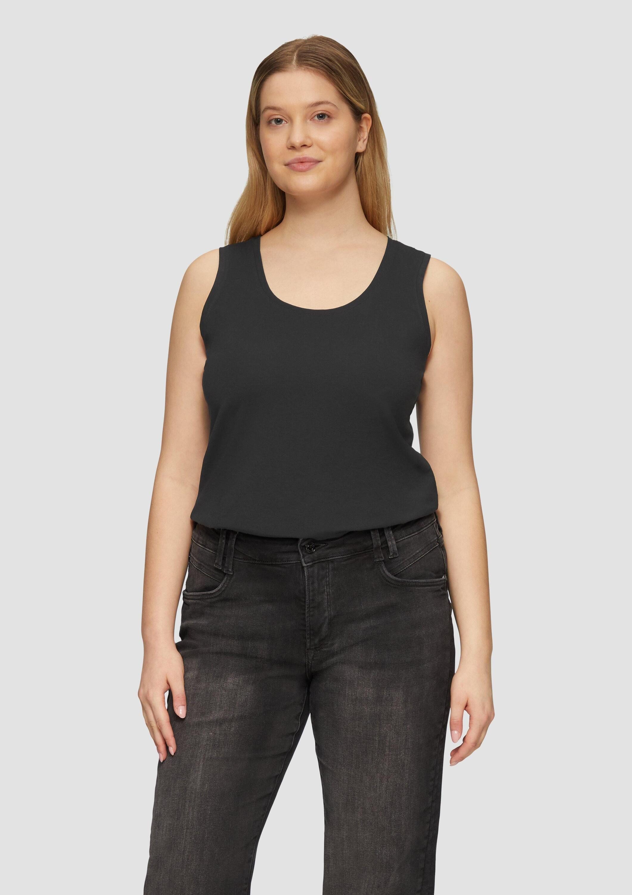 s.Oliver Muskelshirt T-Shirt Tanktop aus elastischem Jersey