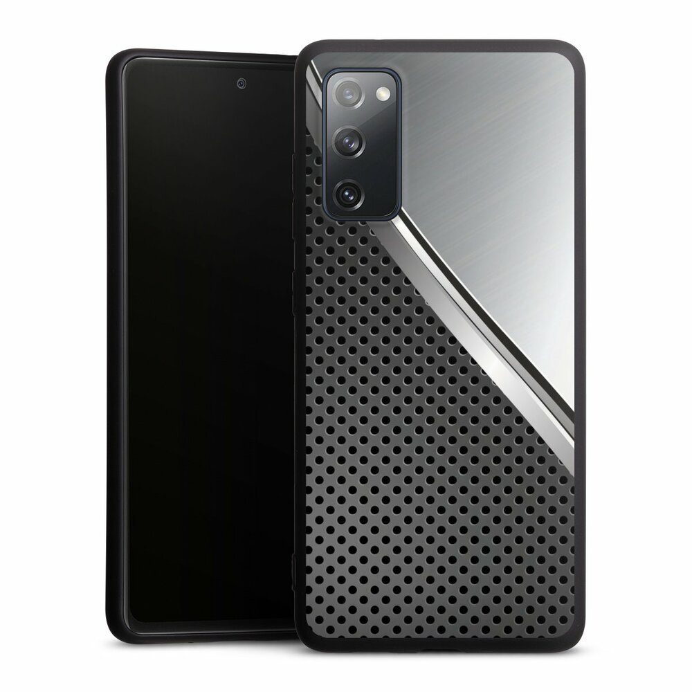 Handyhülle Carbon Stahl Metall Duo Metal Surface