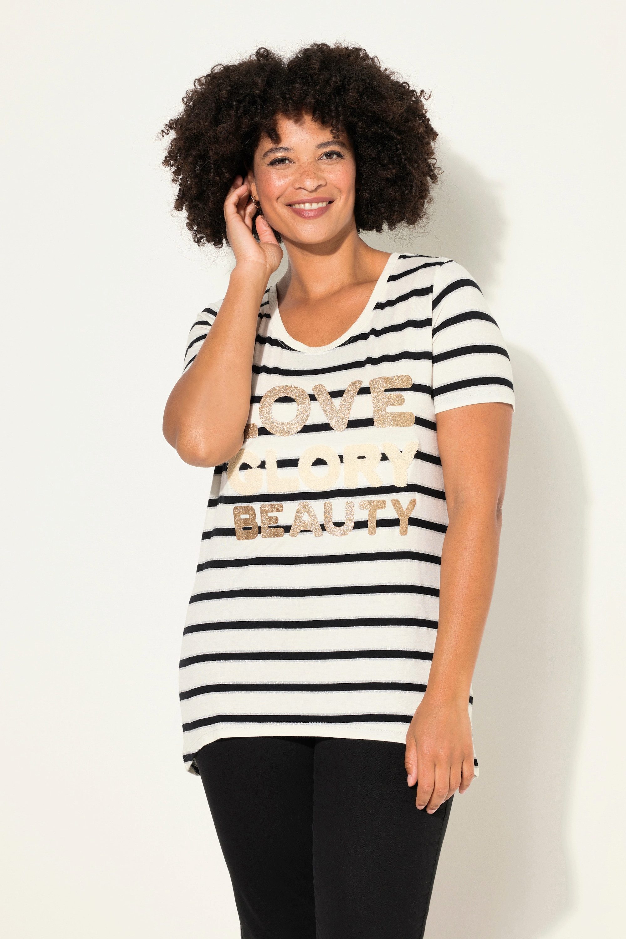 Angel of Style T-Shirt T-Shirt Rippjersey günstig online kaufen