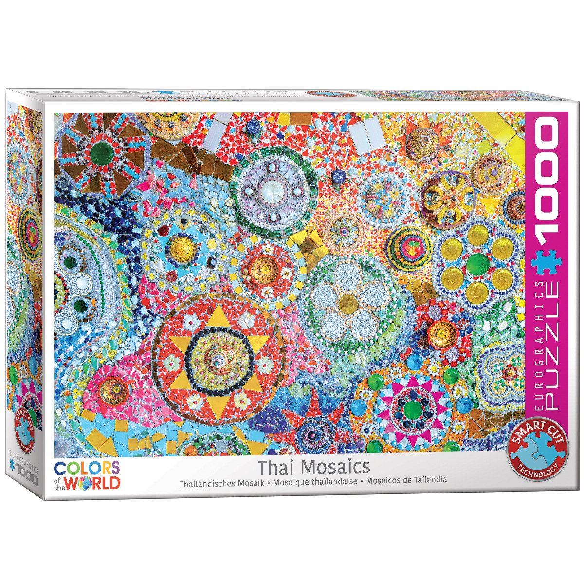 EUROGRAPHICS Puzzle Puzzle Thailändisches Mosaik 1000 Puzzleteile, 1000 Puzzleteile