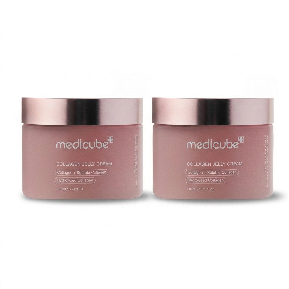 Medicube Gesichtsgel Medicube Collagen Jelly Cream 2er Set, 1-tlg., Vorteilspack für die tägliche Gesichtspflege