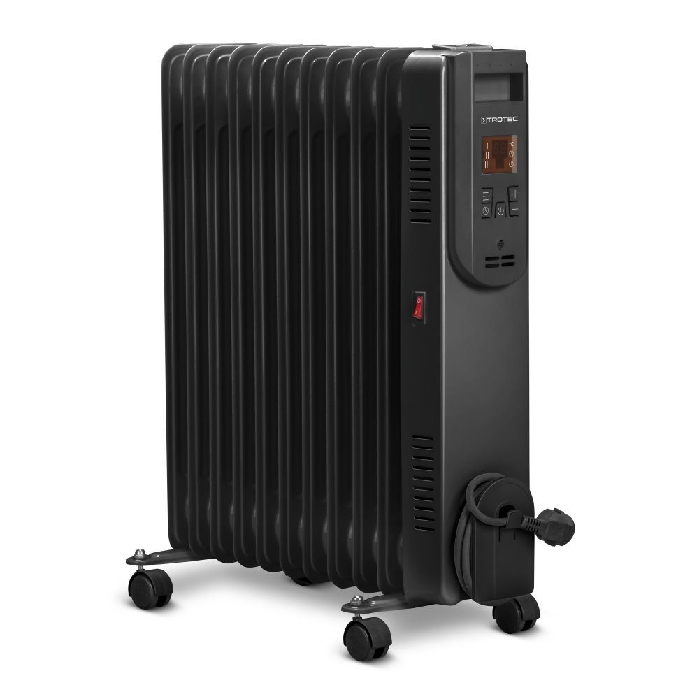 TROTEC Ölradiator TRH 25 E, 2500 W, Heizleistung für schnelle und behagliche Wärme 3 Heizstufen Heizgerät Heizer