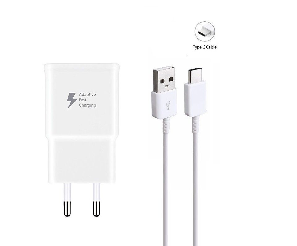 Ventarent Ladekabel passt für Samsung Galaxy S23 S22 S21 Plus Ultra Huawei Pro USB-Ladegerät (1670,00 mA, Set, 2-tlg., 1x Adapter USB-A 15 Watt + 1x Ladekabel USB-A auf USB-C, Schnellladegerät)