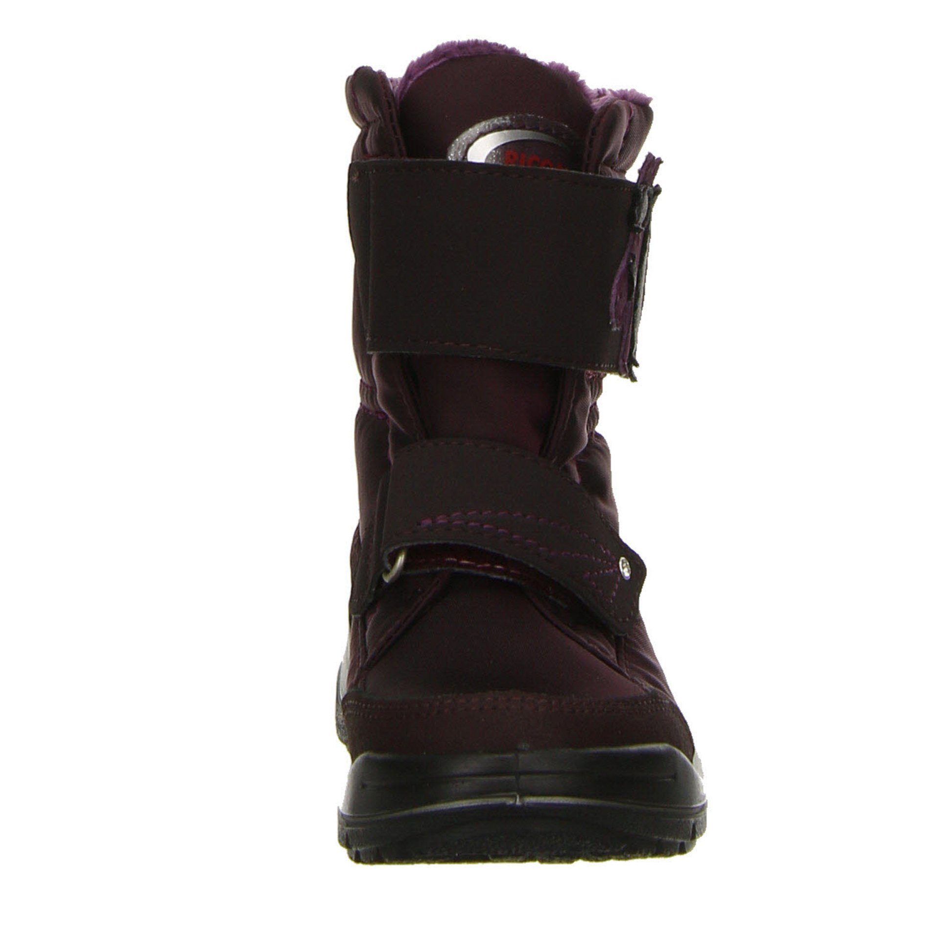 Textil Ricosta Boots Garei Bordeaux Stiefel uni Textil