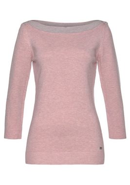 Laura Scott Strickpullover mit U-Boot Ausschnitt