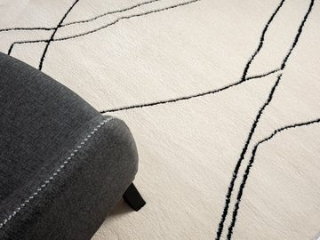 Hochflor-Teppich Moroccan Drawline, Myflair Möbel & Accessoires, rechteckig, Höhe: 24 mm, modern, marokkanisches Design, flauschig weich durch Hochflor