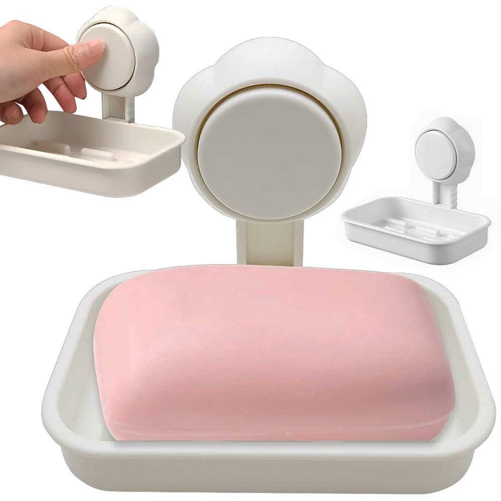 VERK GROUP Seifenschale Seifenschale Vakuum Saugnapf ohne Bohren Seifenhalt günstig online kaufen