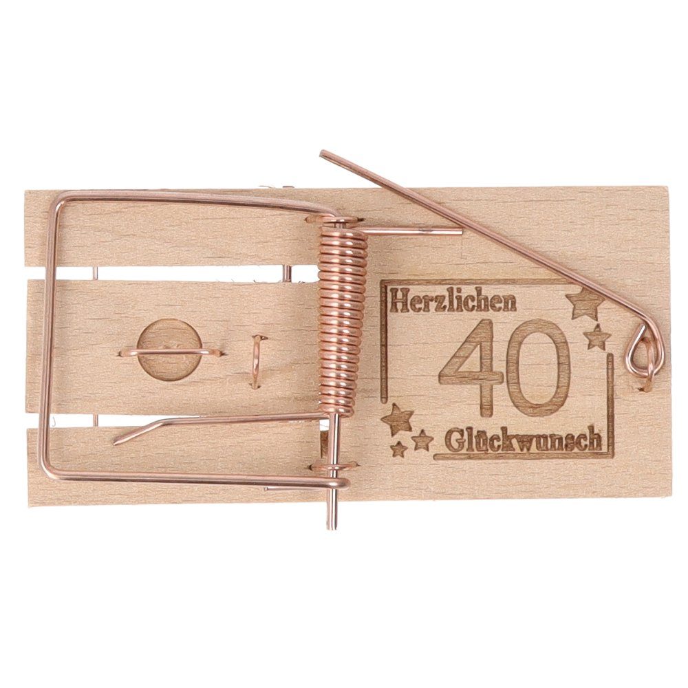 Spruchreif® Spardose Mausefalle, Geschenkidee zum Geburtstag, günstig online kaufen
