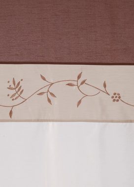 Vorhang Sorel, my home, Ösen (1 St), halbtransparent, Gardine, Fertiggardine, halbtransparent