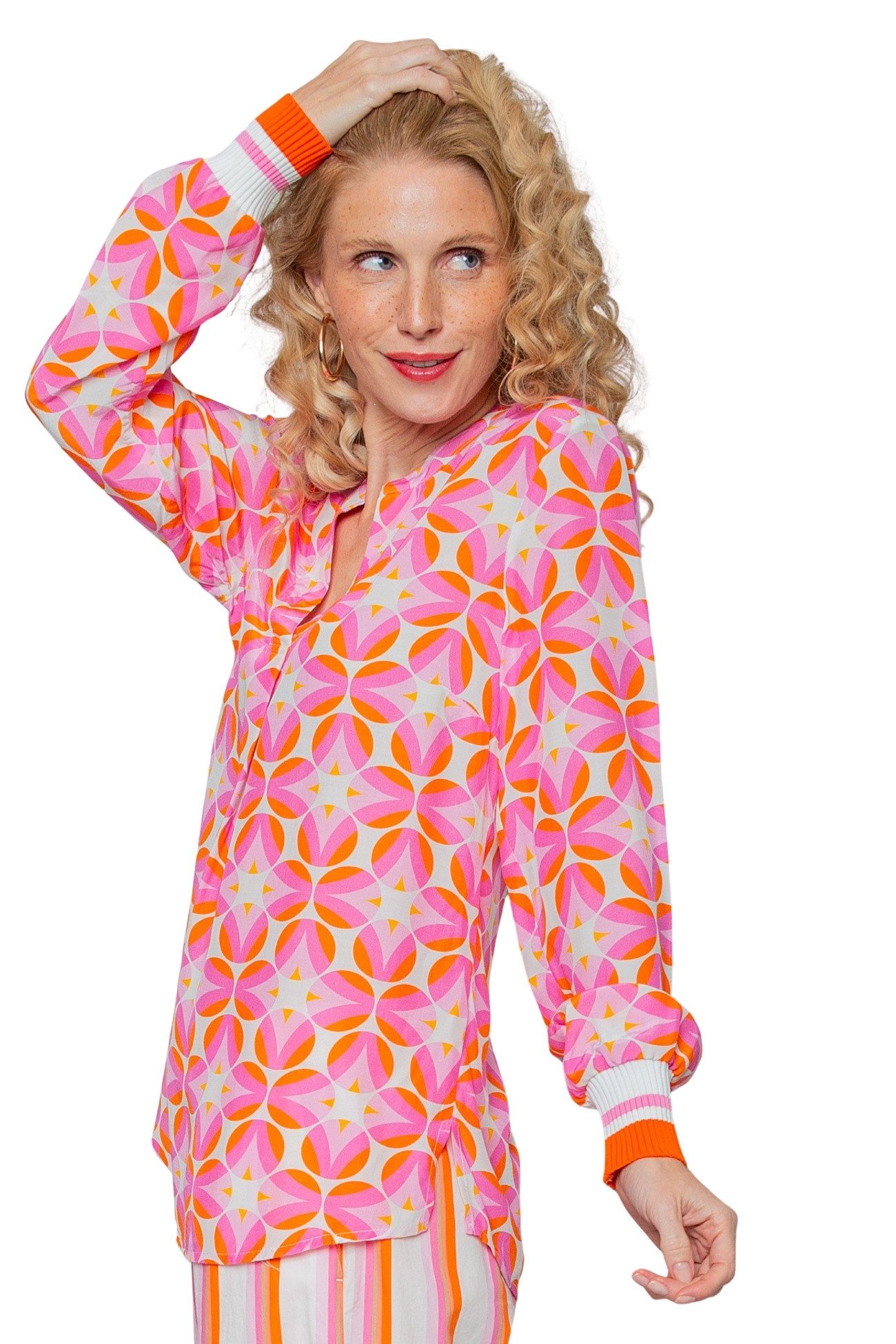 Emily Van Den Bergh Schlupfbluse Damenbluse 8837-520