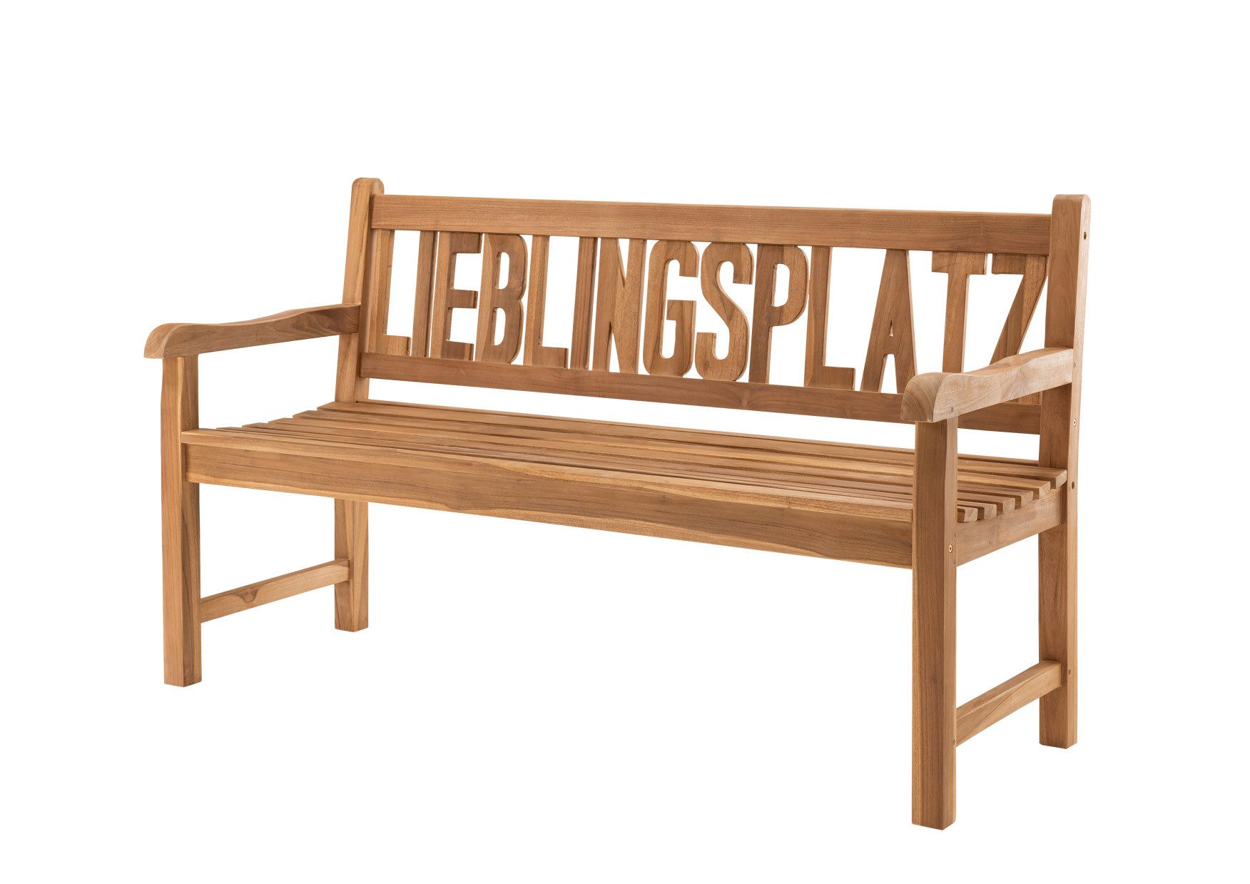 More2Home Gartenbank LIEBLINGSPLATZ, Teakholz, 150 cm günstig online kaufen