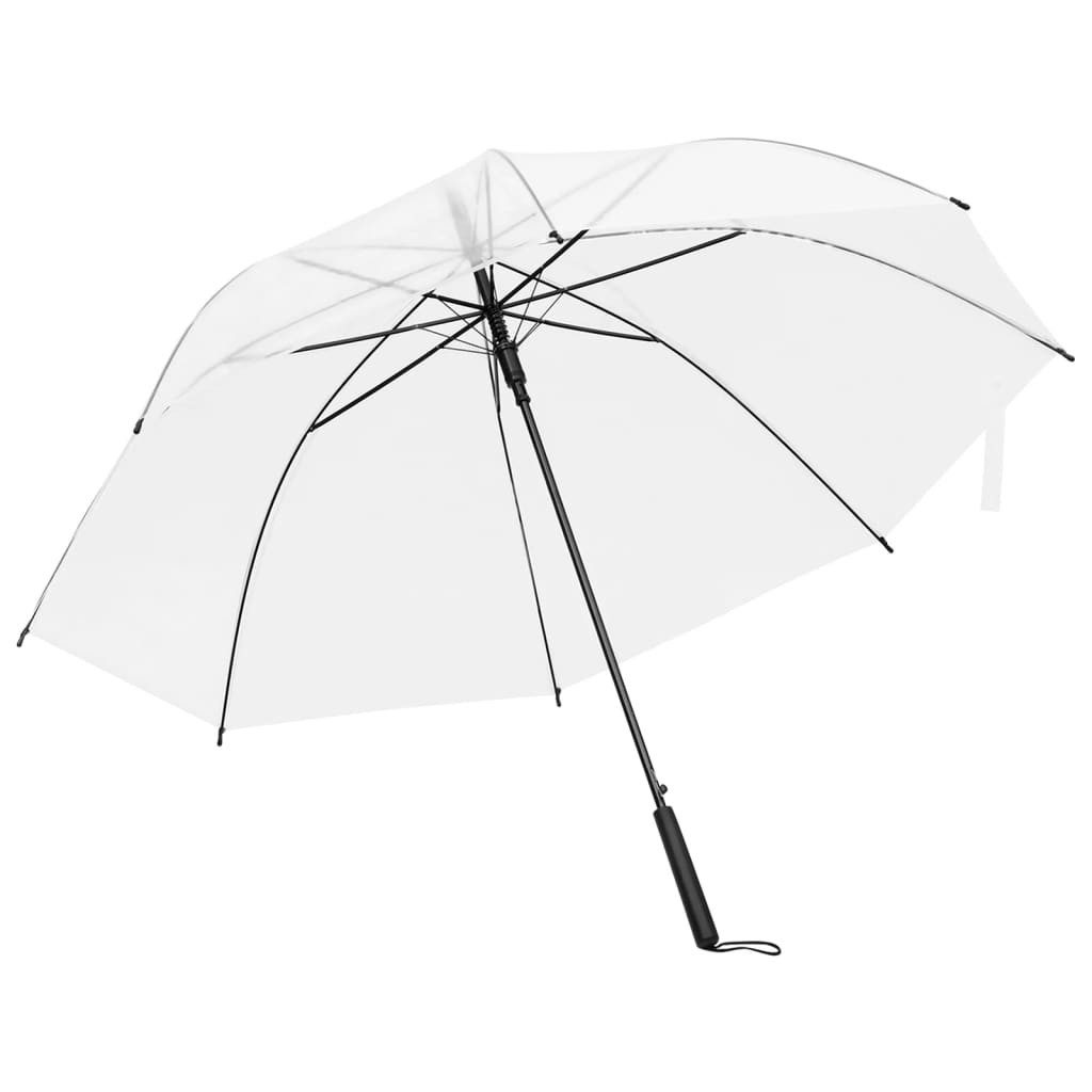 vidaXL Stockregenschirm Regenschirm Transparent 107 cm günstig online kaufen