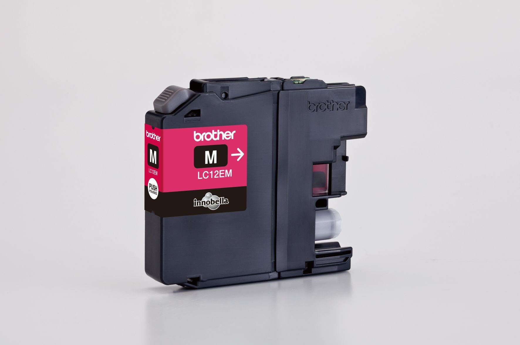 Brother 1 Tintenpatrone LC-12E ca. 1.200 Seiten - magenta Tintenpatrone (1 Farbe, 1-tlg)