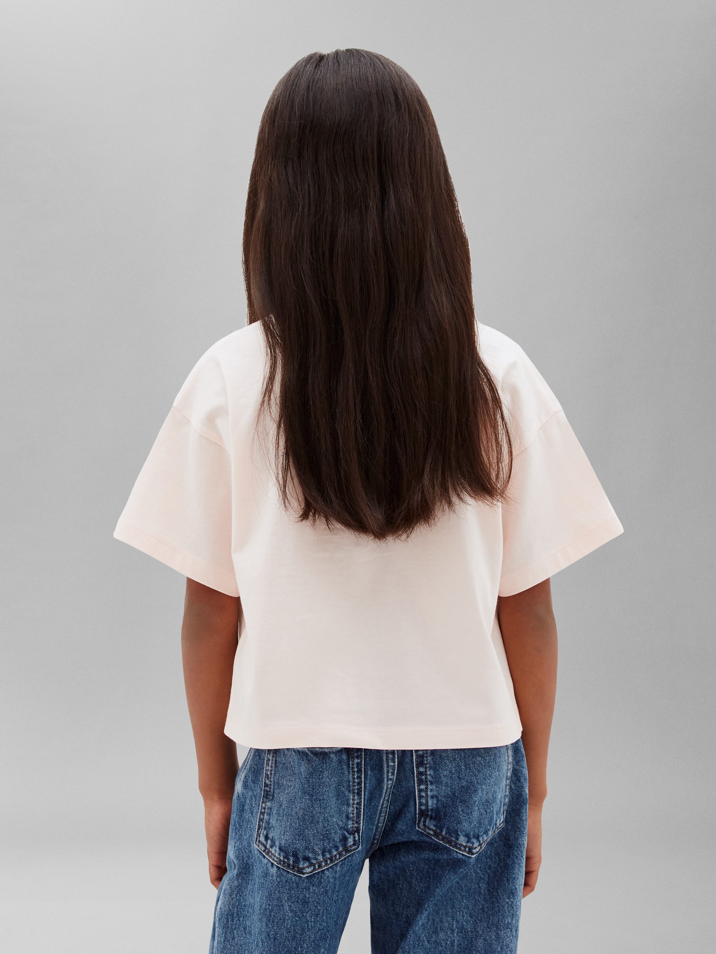 Calvin Klein Jeans T-Shirt Rundhalsausschnitt, bequeme Passform, reine Baumwolle
