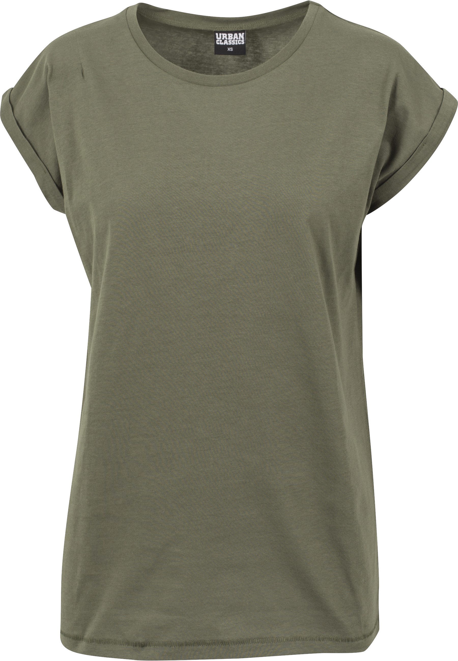 URBAN CLASSICS Kurzarmshirt Urban Classics Damen Ladies Extended Shoulder T günstig online kaufen