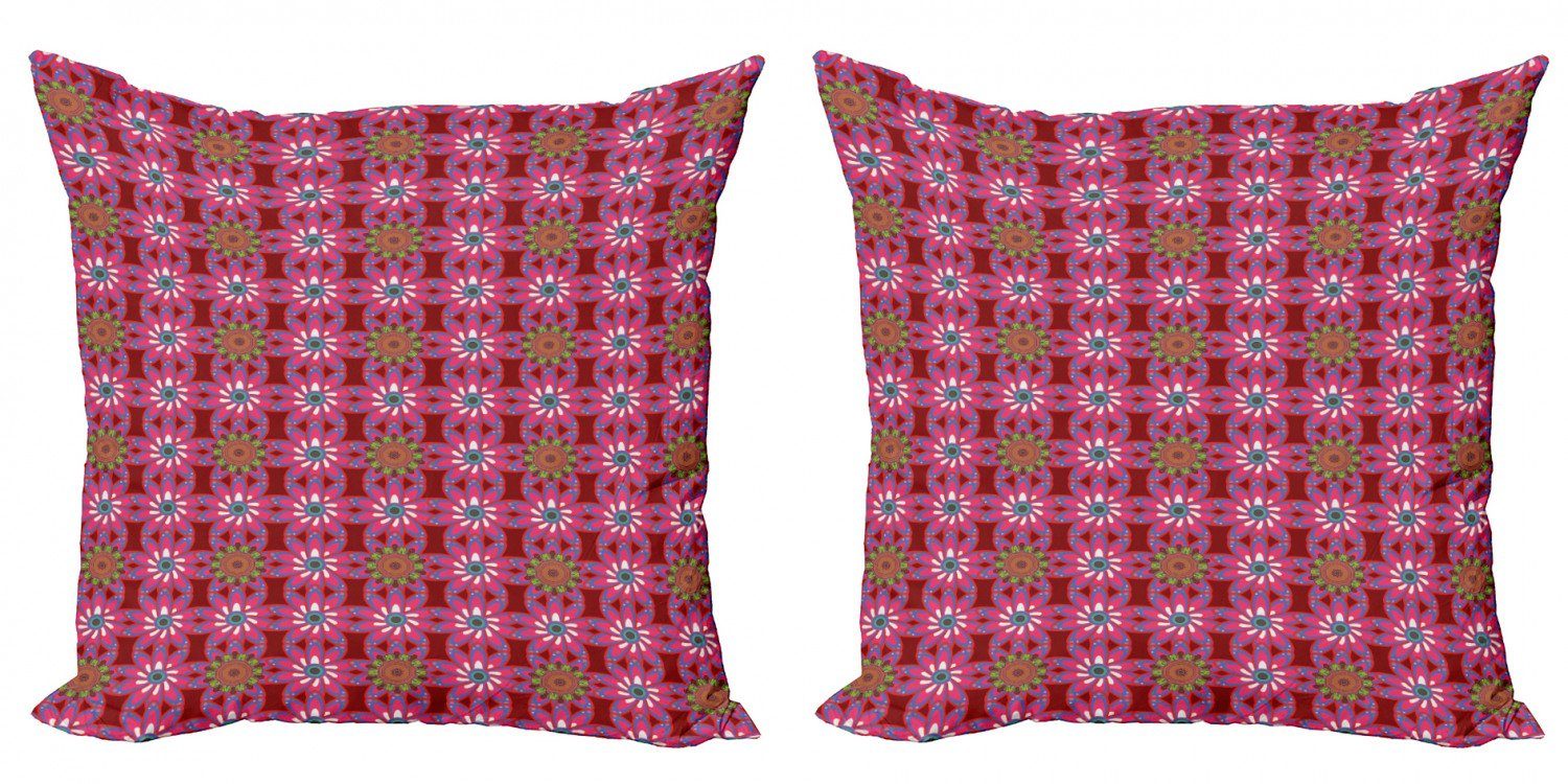 Kissenbezüge Modern Accent Doppelseitiger Digitaldruck, Abakuhaus (2 Stück), Ethnisch Persian Motley Blumen