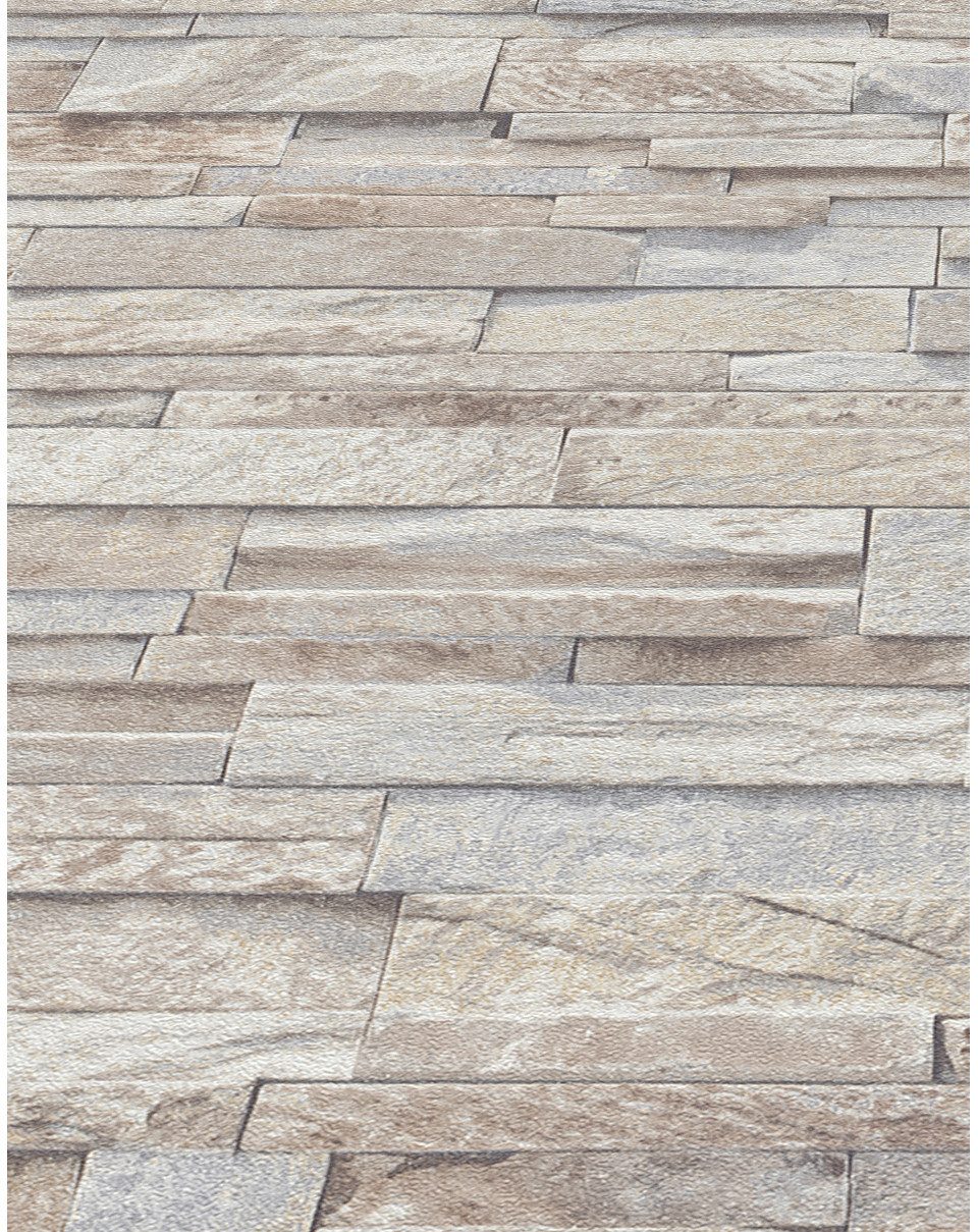 Erismann Vliestapete Erismann Vliestapete 02363-10 Steine beige 10,05 x günstig online kaufen