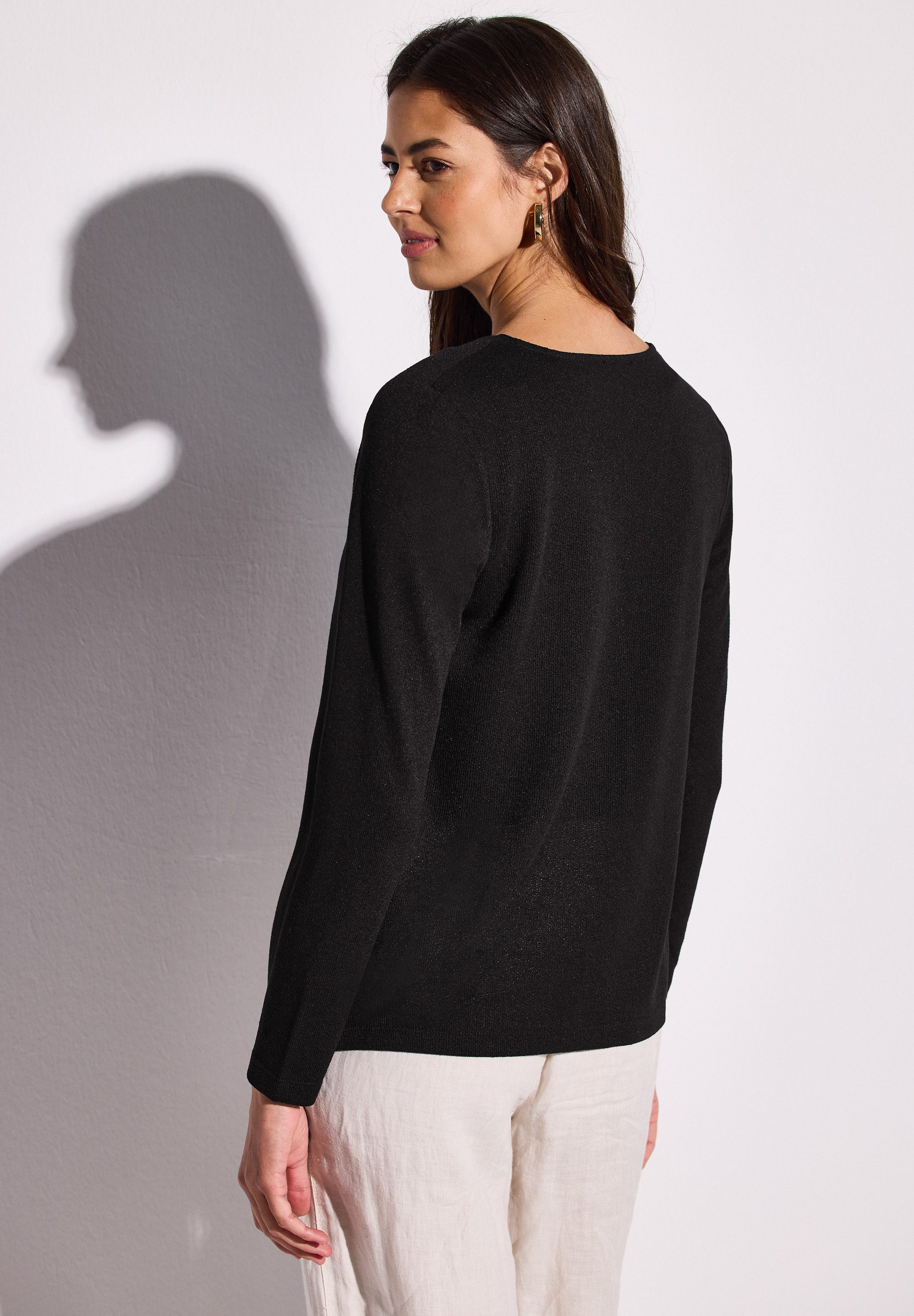 STREET ONE Shirtjacke NETTE im Strick günstig online kaufen