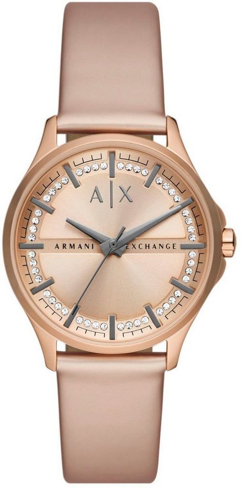 ca. 36 Quarzuhr Edelstahl, ARMANI Gehäuse-Ø aus EXCHANGE Gehäuse AX5272, mm