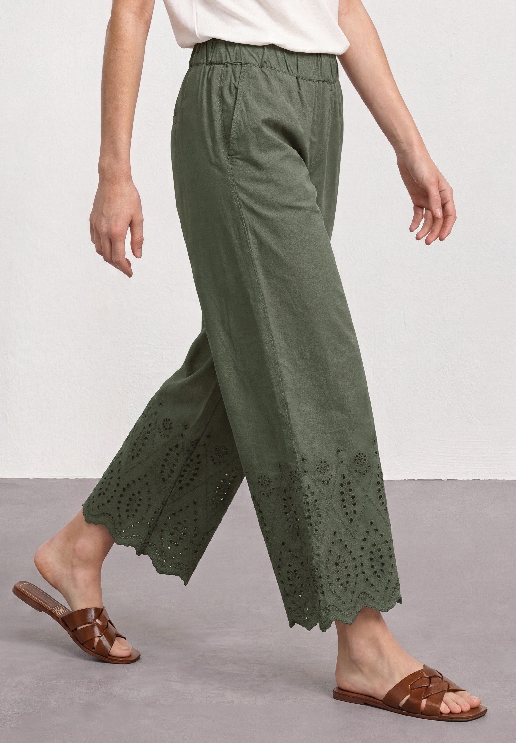 STREET ONE Stoffhose High Waist
