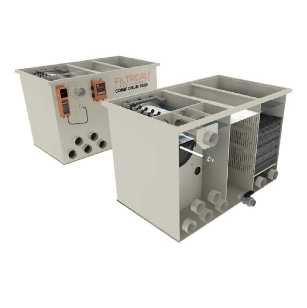 Filtreau Teichfilter Filtreau Combi Drum 30/50 gepumpt Excellence Line- Trommelfilter mit