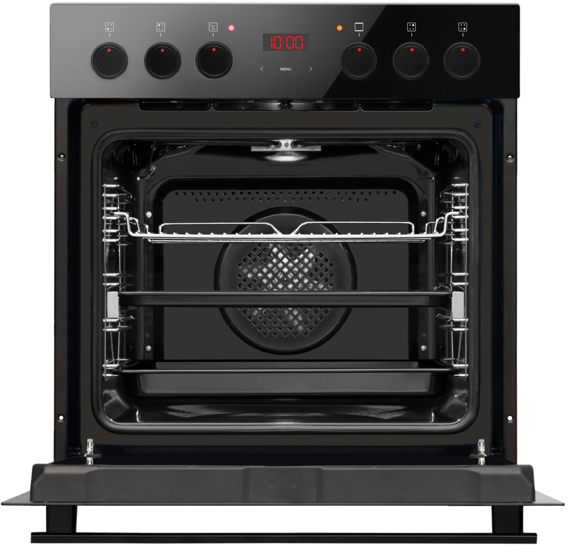 Amica Elektro-Herd-Set Fusion Design, mit 1-fach-Teleskopauszug, Steam Clean, Komfortables Kochen und Backen mit praktischer Unterstützung – Bild 5 von 5