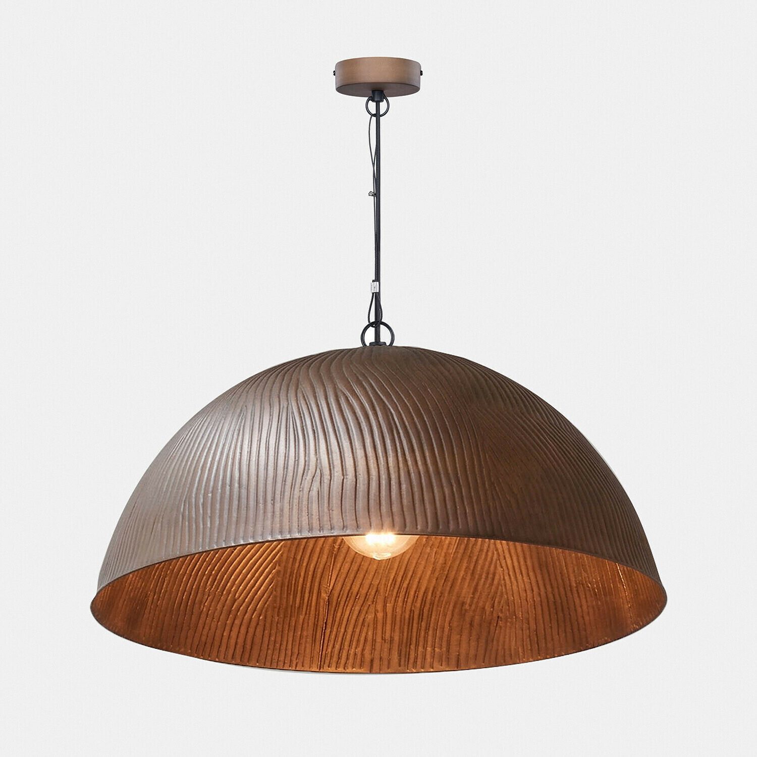 Mirabeau Hängeleuchten Hängelampe Ravelinos braun