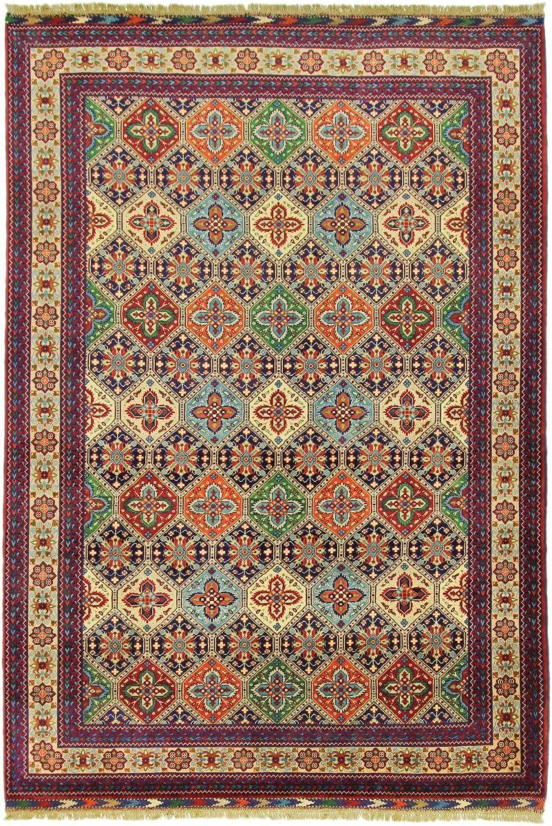Orientteppich Afghan Marinus 208x299 Nain Orientteppich, 6 Höhe: Trading, rechteckig, Handgeknüpfter mm