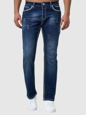 John Kayna Slim-fit-Jeans Herren Jeans Hose Slim Fit Männer Skinny Denim Designerjeans 5171C (Jeanshose Designerjeans Bootcut, 1-tlg) Freizeit Business Casual