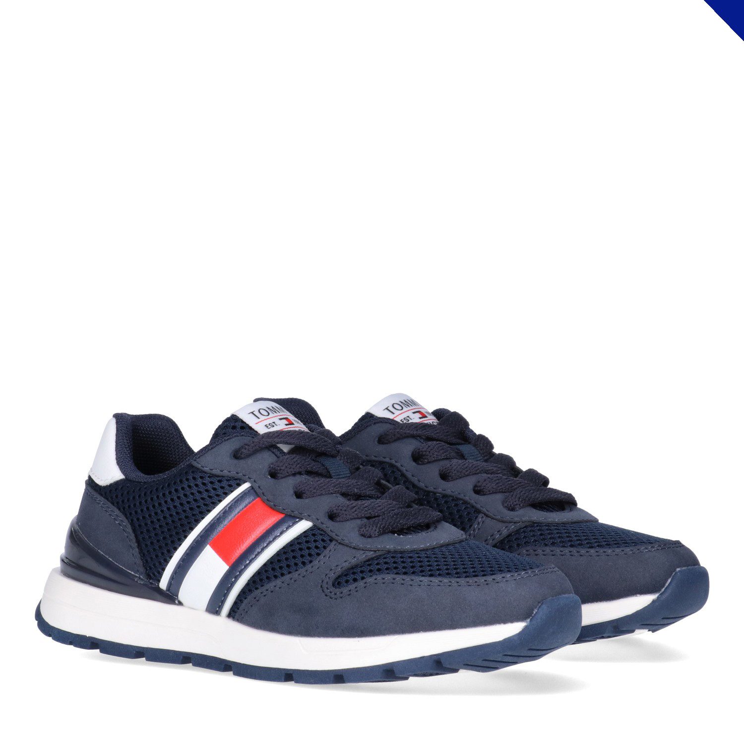 Tommy Hilfiger Sneaker Running Sneaker, Schnürschuh im Materialmix