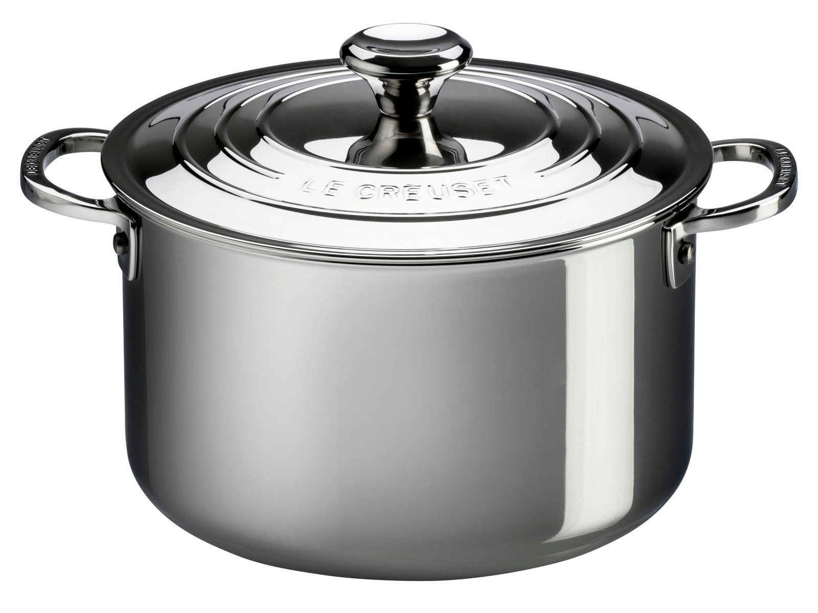 LE CREUSET Kochtopf 3ply PLUS Fleischtopf Edelstahl 20cm, Edelstahl