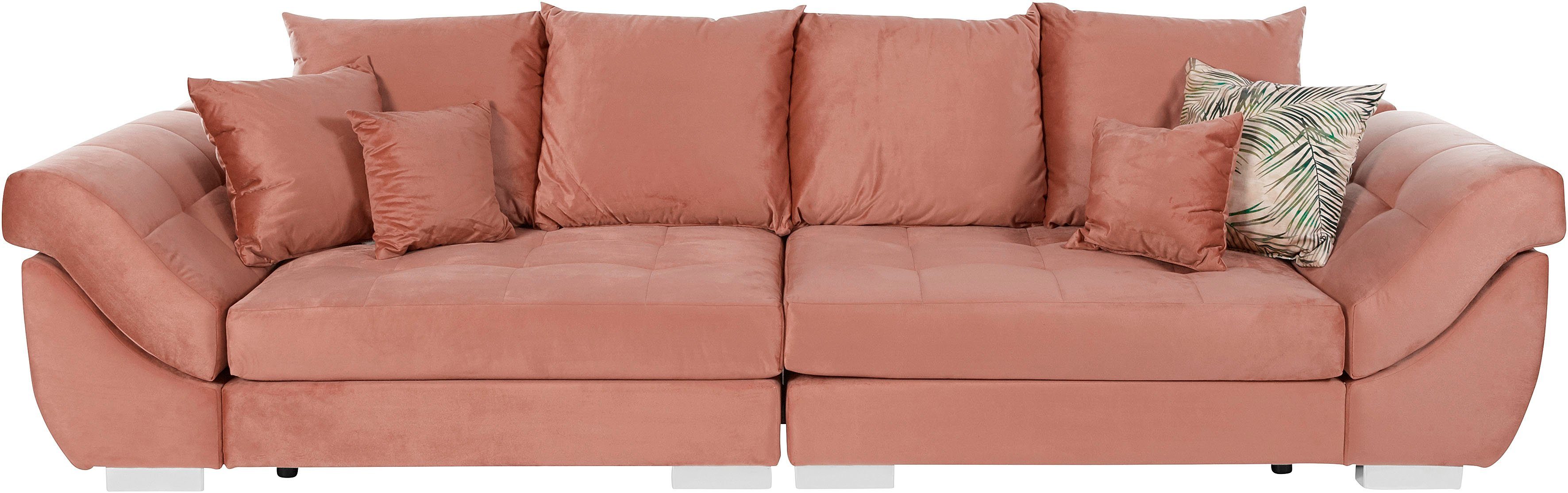 INOSIGN Big-Sofa »Rome«, Steppung im Sitzbereich, Federkern-Polsterung-kaufen