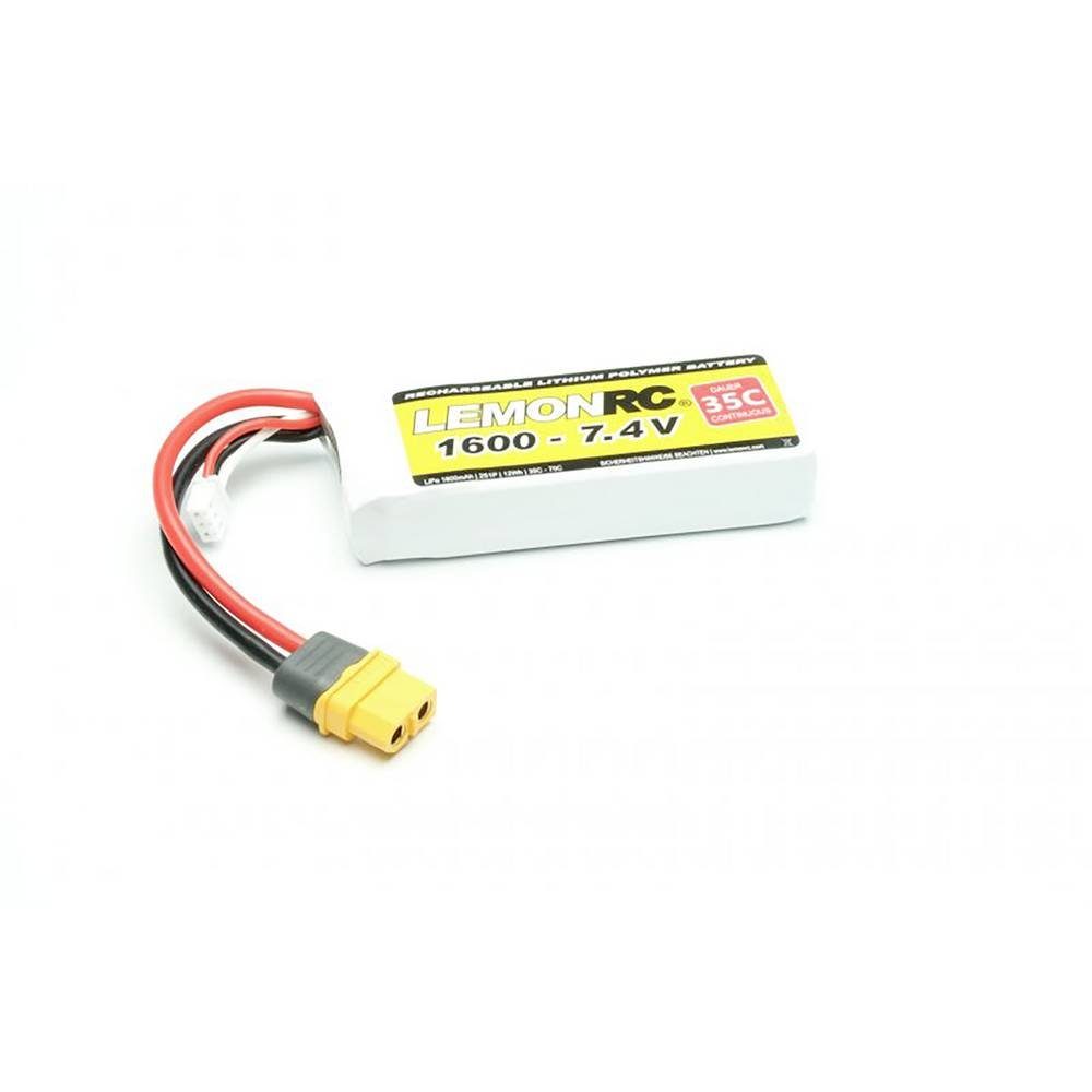 LemonRC LiPo Akku 1600 - 7.4V (35C 15713 Akku